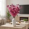 5PCS Artificial Flowers Bright Colors Lifelike Artificial Flowers Never Fade Reusable Fake Flowers for Home Living Room Bedroom