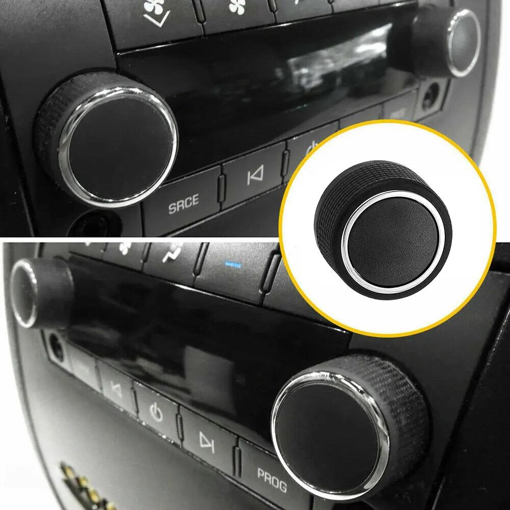 1/2Pcs Car Audio Radio Volume Control Knob Dial Tuner for Chevy Tahoe Silverado Gmc Acadia Sierra Yukon Volume Button Switch Cap