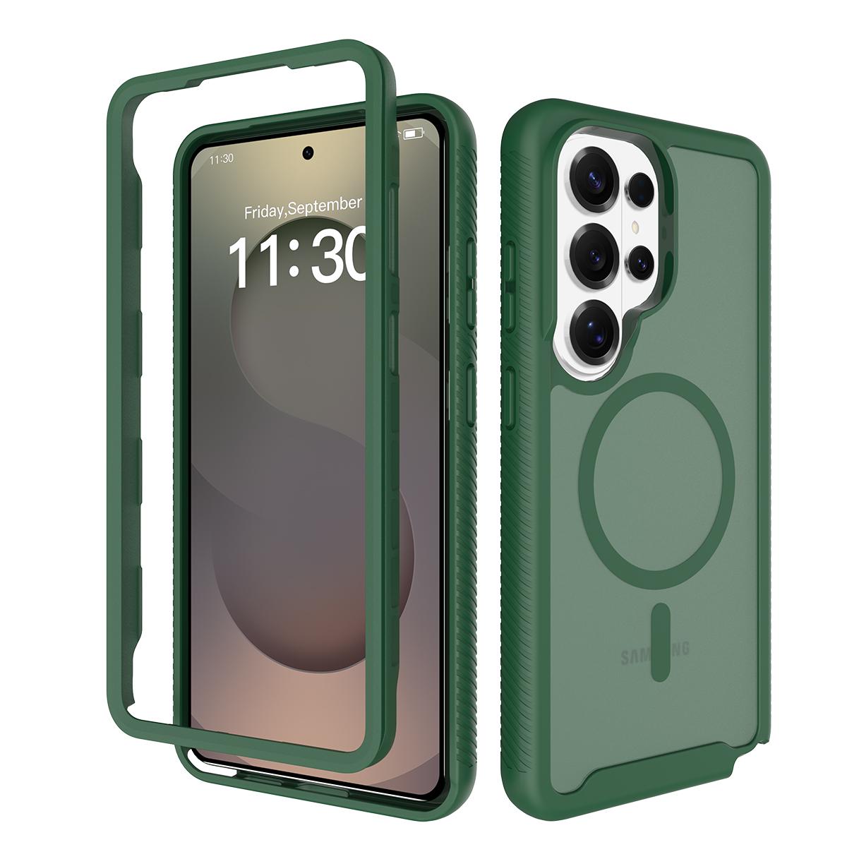 

2 IN 1 Armor Shockproof Case For Samsung Galaxy S26 Ultra S26 Plus S26 For Magsafe Magnetic Wireless Charging Protectice Cover Galaxy S26