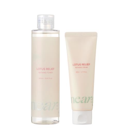 Near Garden Lotus Gentle Basic Set (Toner + Cream) Standard Set