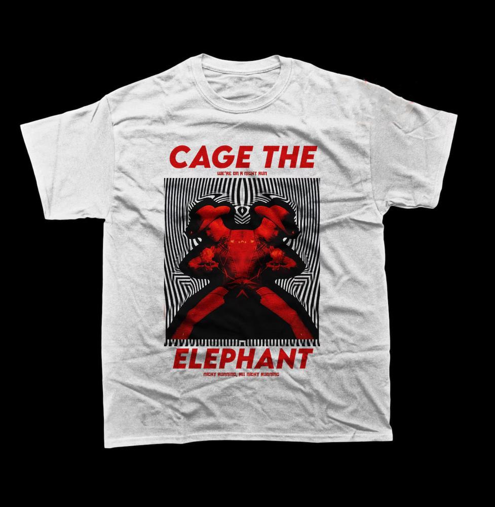 

Cage The Elephant Band Cotton White T-Shirt Cotton All Size Unisex T-Shirt S