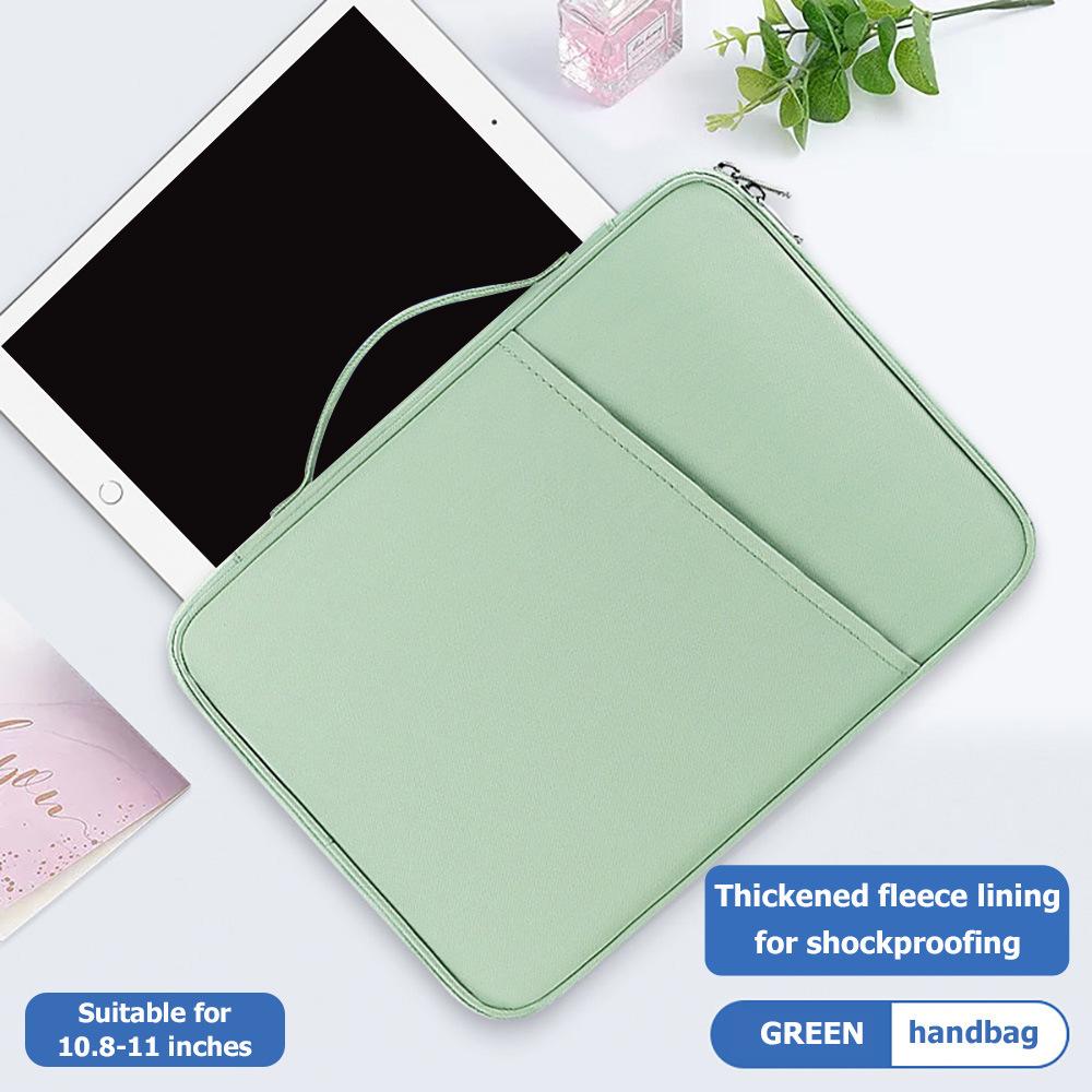 Tablettväska lämplig för iPad 11 tum 13 tum bärbar förvaringsväska för surfplatta vattentätt och stötsäkert skyddande fodral förvaringsväska