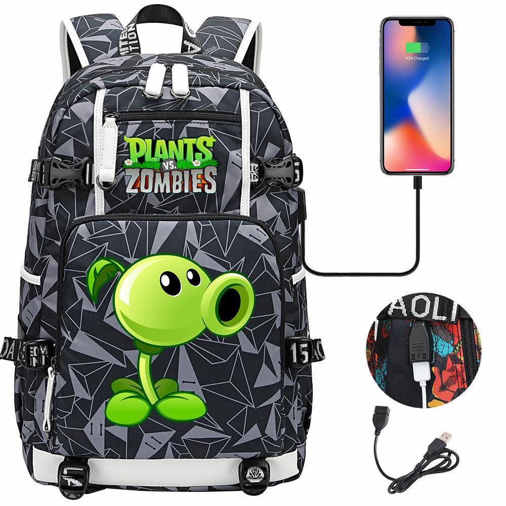 3-delige Schoolrugzakset voor Studenten Grote Capaciteit Oxford Stof Schooltas met Schouderband en Etui 48CMX30CMX15CM