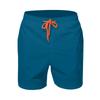 Men's Quick Dry Beach Pants Plain Three Quarter Pants Loose Swim Shorts Workout