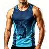 Outdoor Volleyball Sports Men's Tank Tops Fashion Comfortable Loose Vest Casual O-neck Sleeveless Shirt Man Summer Fitness Tees