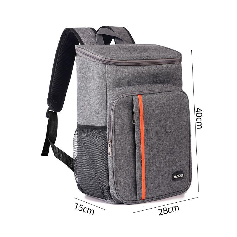 Рюкзак для пикника Сумка-изолятор на плечо Уличная сумка-холодильник Рюкзак с утолщенной изоляцией Герметичная сумка для пикника серый 1590₽