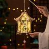 Cartoon Mid-Autumn Festival Lantern Glowing Lantern DIY Material Package Rabbit Lanterns  Chidlren