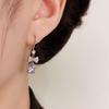 Exquisite Versatile Zircon Bow Ball Tassel Earrings - Luxurious, Shiny, and Sweet Ear Hooks
