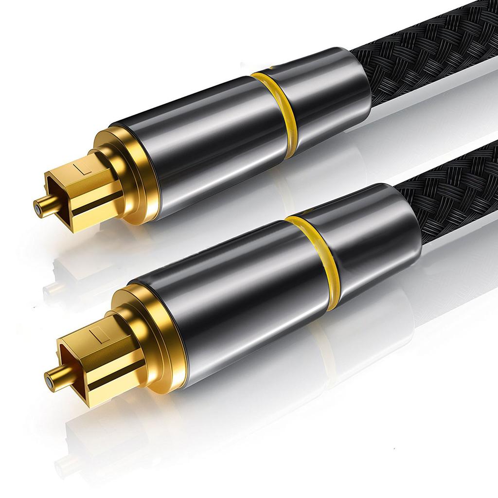 Optical Fiber Cable Flexible Wiring Clear Sound Transmission 5.1 Channel Optical Fiber Sound Cable