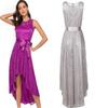 Elegant Womens Lace Long Bridesmaid Dress For Formal Weddings And Cocktail Parties
