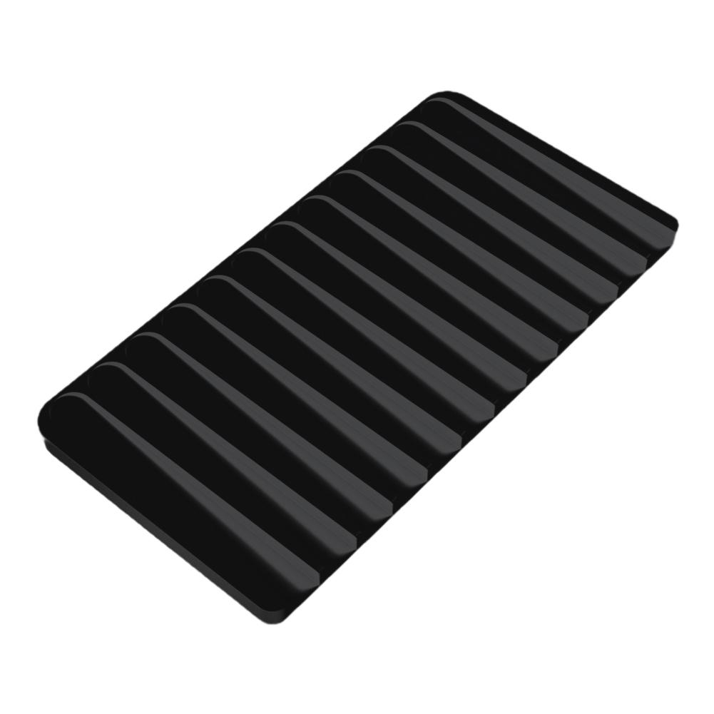 

Bathroom Vanity Protector Self-Draining Kitchen Mat Non-Slip Drying Pad Non Slip Drying Pad For Kitchen Air Circulation чёрный