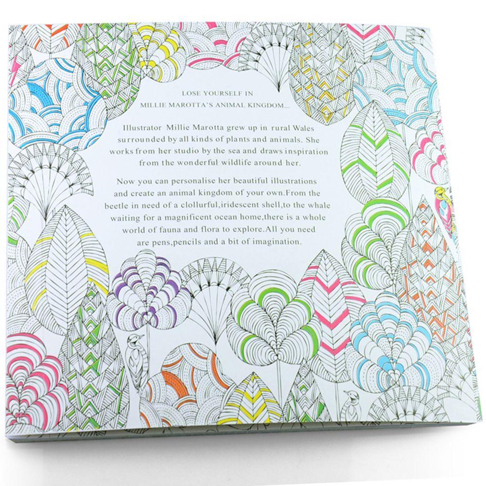 Stress Office School Mixed Colouring Hand Painted Drawing Graffiti Coloring Book Painting Books