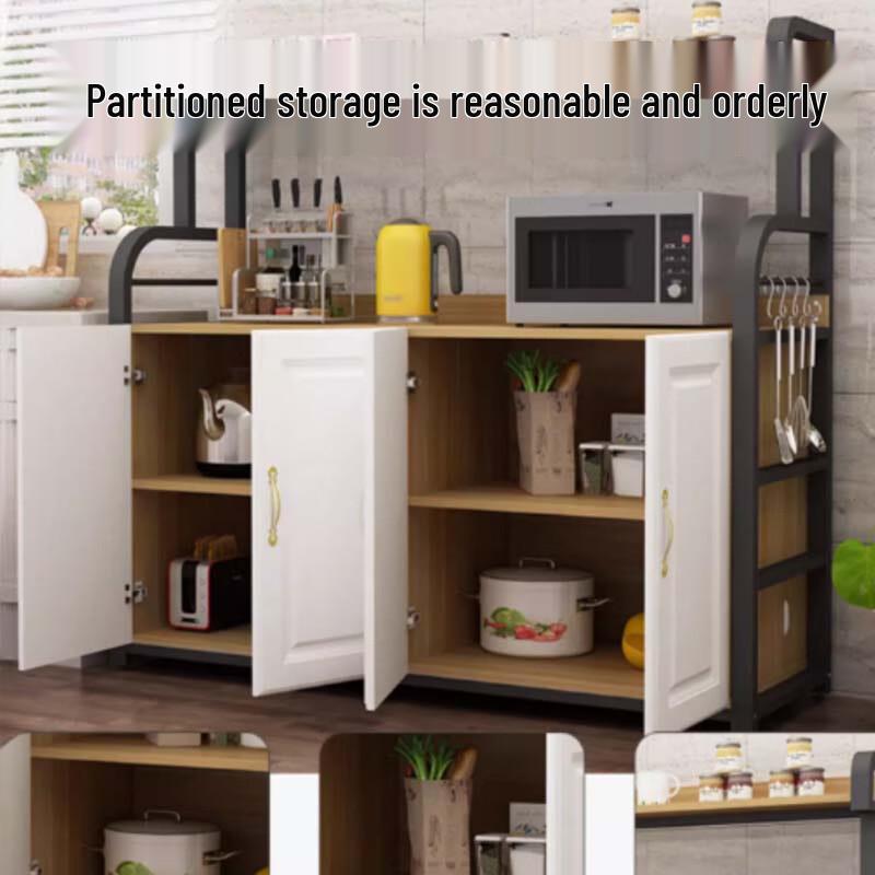 BeiYing Multi-functional Kitchen Storage Rack with Microwave Shelf