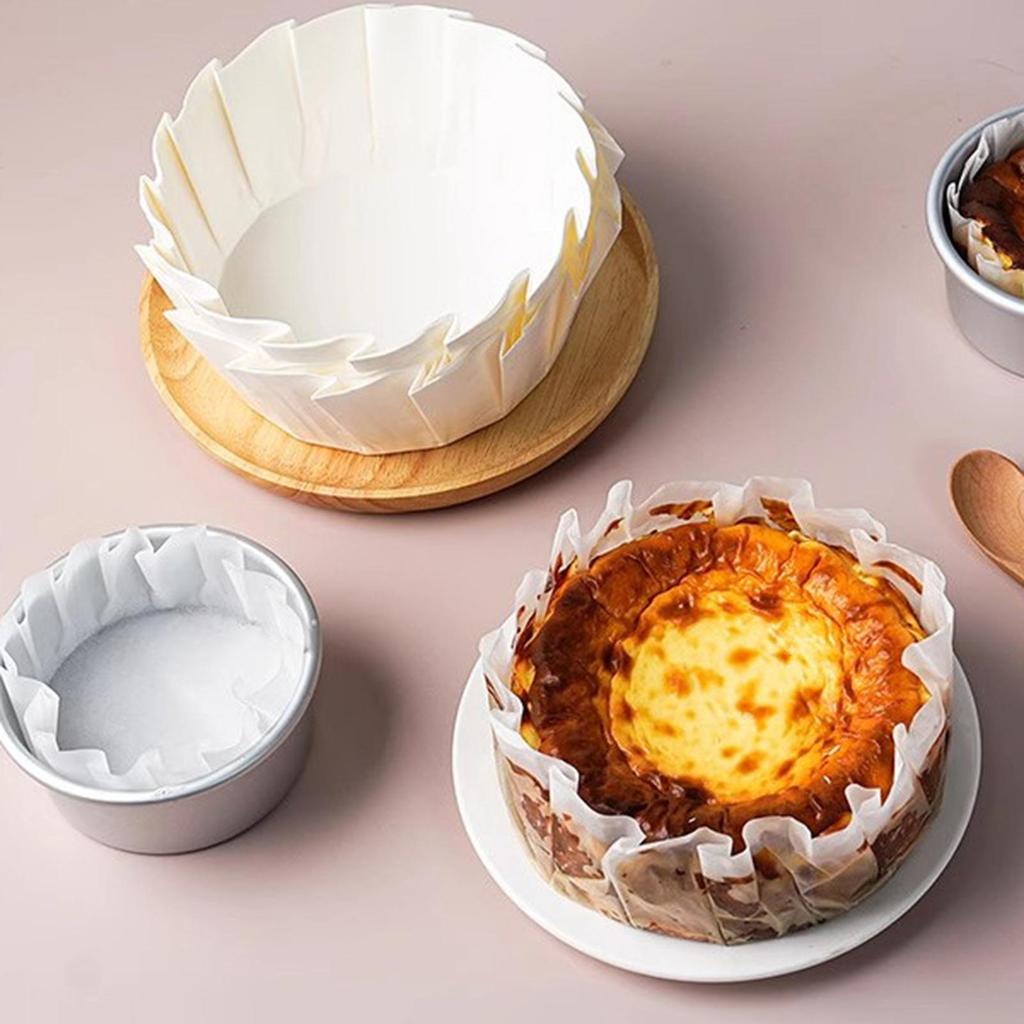 50Pcs Paper Cupcake Mould Diy 4 -8 Inch Cake Cup Liners Baking Boxes Wrappers Cases Decorating Tool Kitchen Cake Accessories
