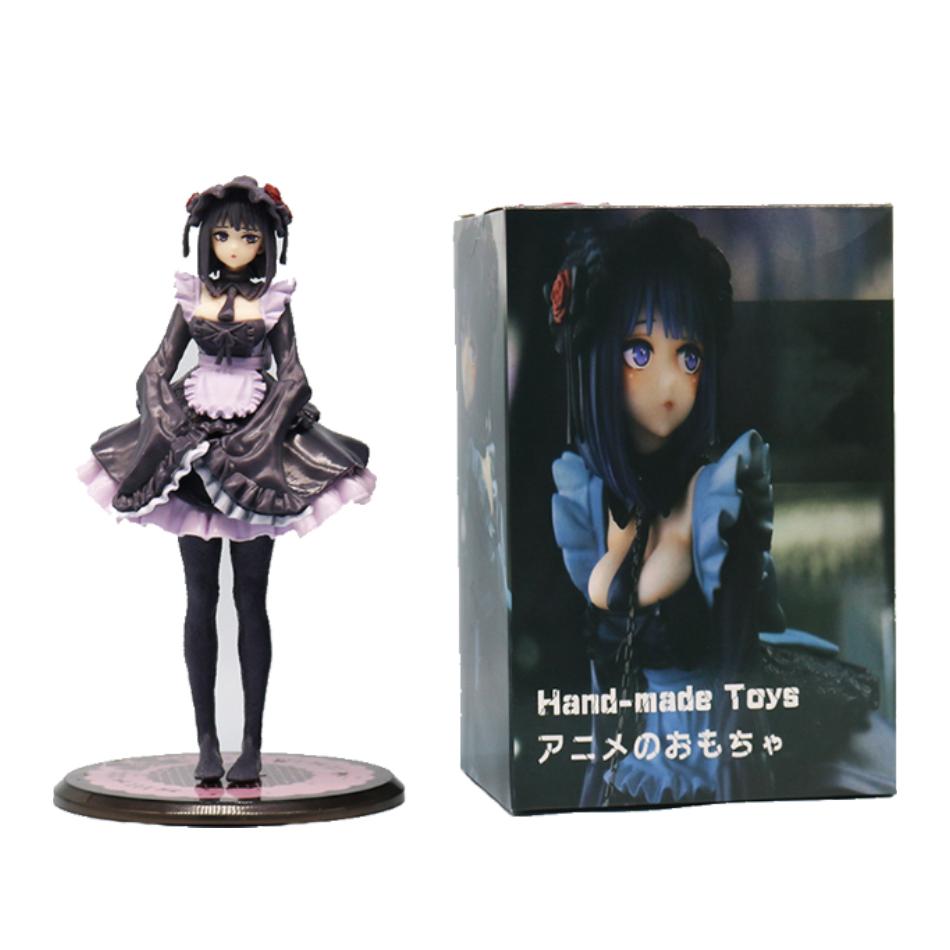 Anime My Dress-Up Darling Cute Figure Black Maid Outfit Kitagawa Marin Action Figure Shizuku Kuroe Figurine Collection Model Toy