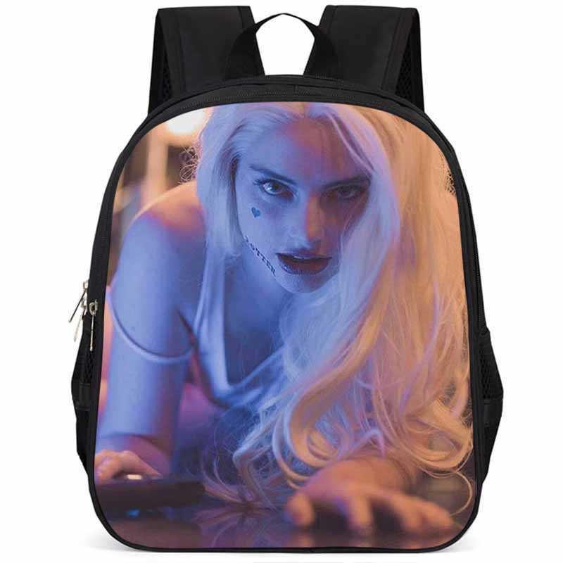Spacious 15 Inch Harley Quinn Backpack Large Capacity Lightweight Oxford Fabric