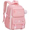 25 New middle and high school students schoolbags for girls, large-capacity burden-reducing children's backpacks
