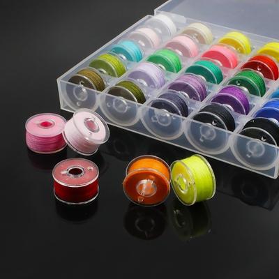 25/36 Grids Household Sewing Machine Color Shuttle Core Set, Multi-color Sewing Thread, Practical and Easy To Install