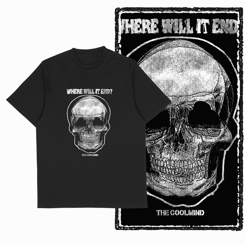 Coolmind Z1046 100% Cotton skate lover Exclusive Graphic Men T shirt Cotton men tshirt cool t-shirt for men tee shirt