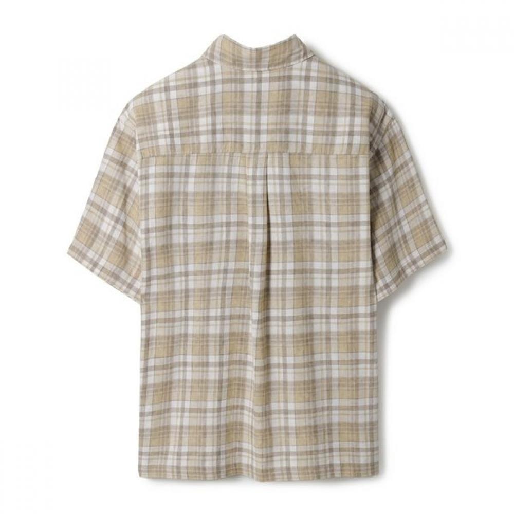 SERIES Check Short Sleeve Shirt Sasfm25601bex