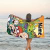 1pc Rugrats In Paris3 Beach Towel with Custom Name, Beach/Swimming/Bath/Picnic/Camping Towel, Suitable for Seaside Beaches