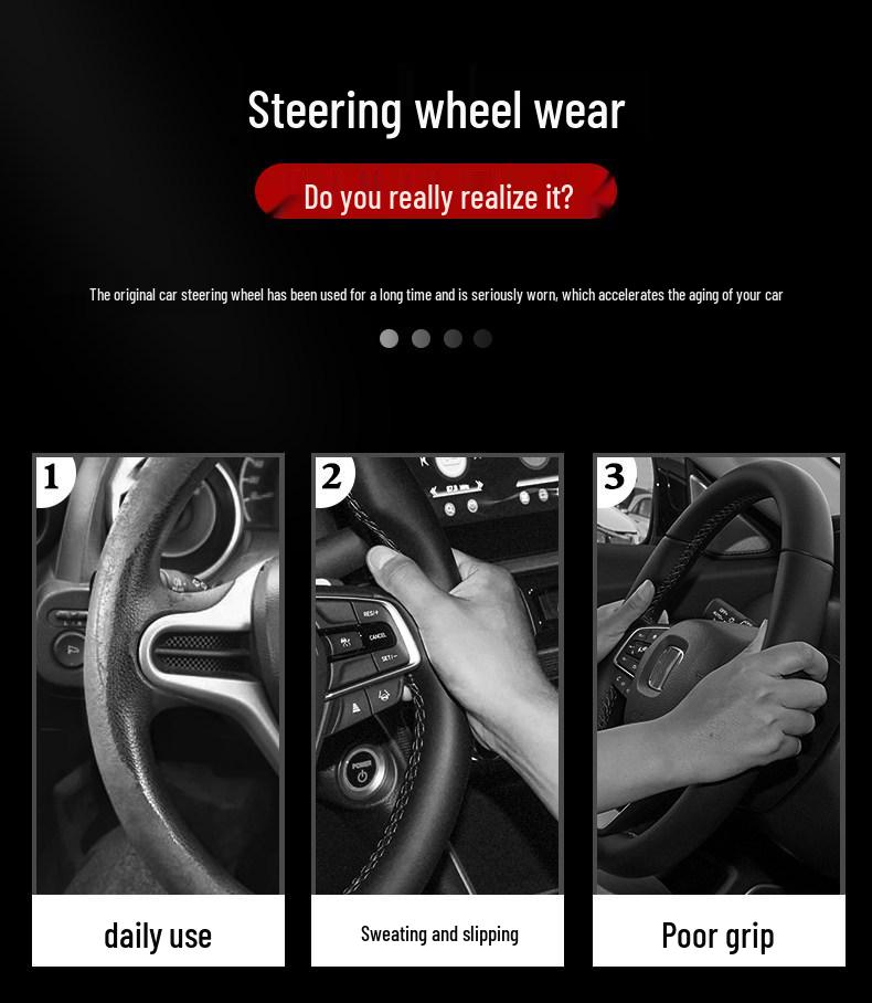 Universelle Lenkradabdeckung für Ford: Focus, Escort, Mondeo, Edge, Taurus, Escape, Explorer