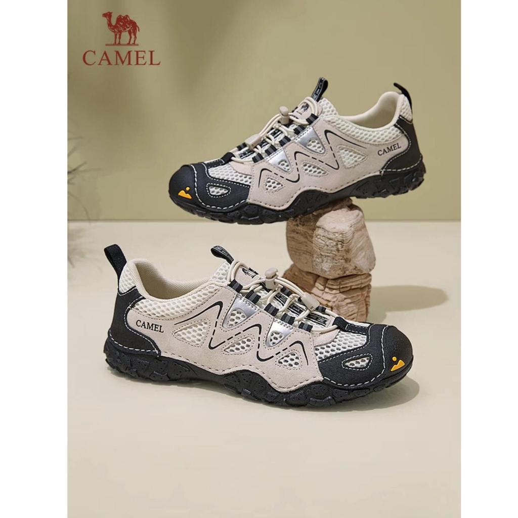CAMEL Women's Outdoor Breathable Mesh Patchwork Thick Sole Casual Shoes L26M396026