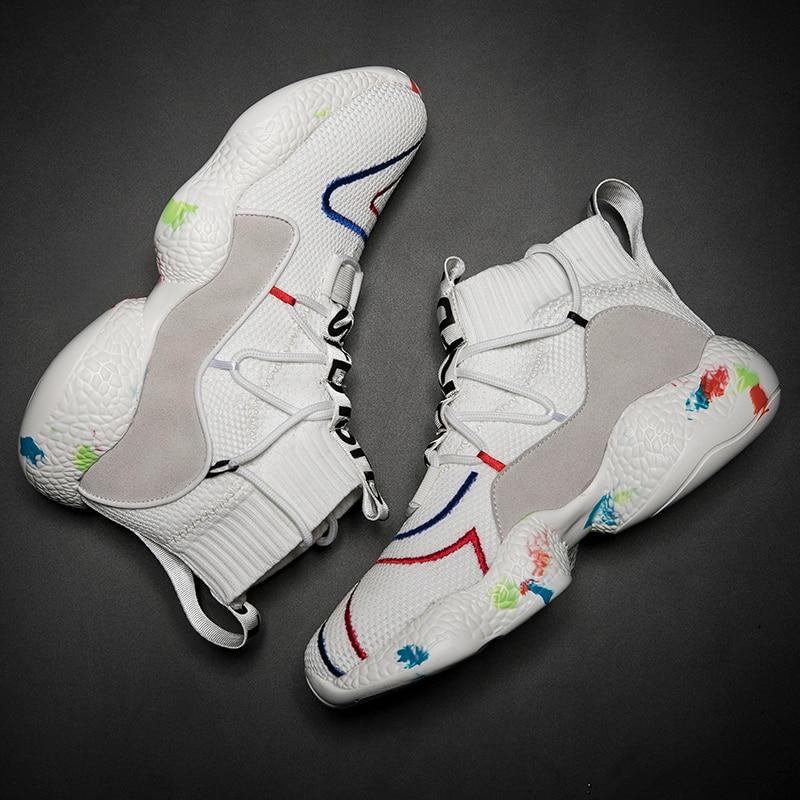 Laufschuhe für Herren Sneakers Camo Socken Sneakers Sportschuhe Damen Atmungsaktive Jogging-Sneaker Mesh Chaussure Homme