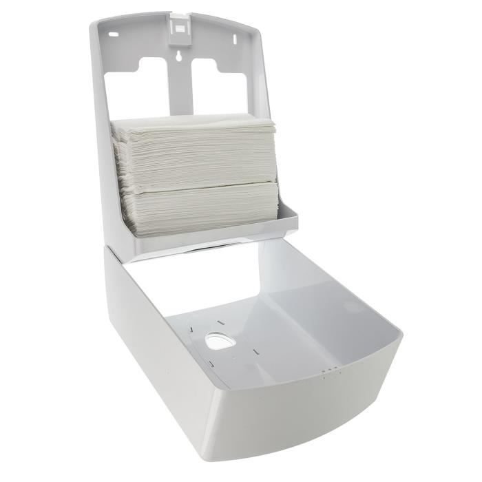 Distributeur essuie main - ICH-ZAPFE.DE - PQ20MidiH - Plastique ABS - Couleur blanche - 360x276x125 mm