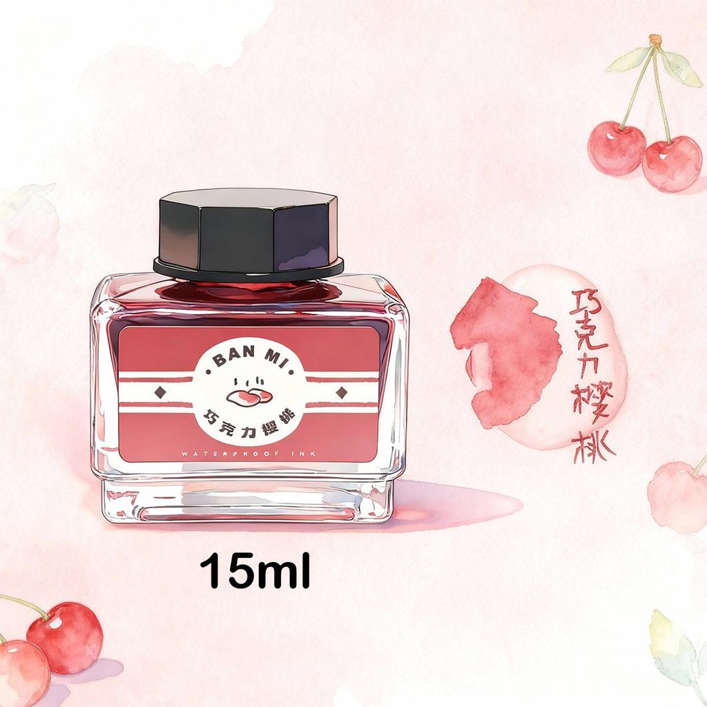 12 Macaron Colors Waterproof Fountain Pen Ink 15ml for Dip Pens Student Art Coloring Stationery Office School Supplies