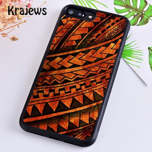 Krajews Maori polynesian samoan tribal Phone Case Cover For iPhone 17 Air 16 15 14 plus 12 pro max coque Fundas