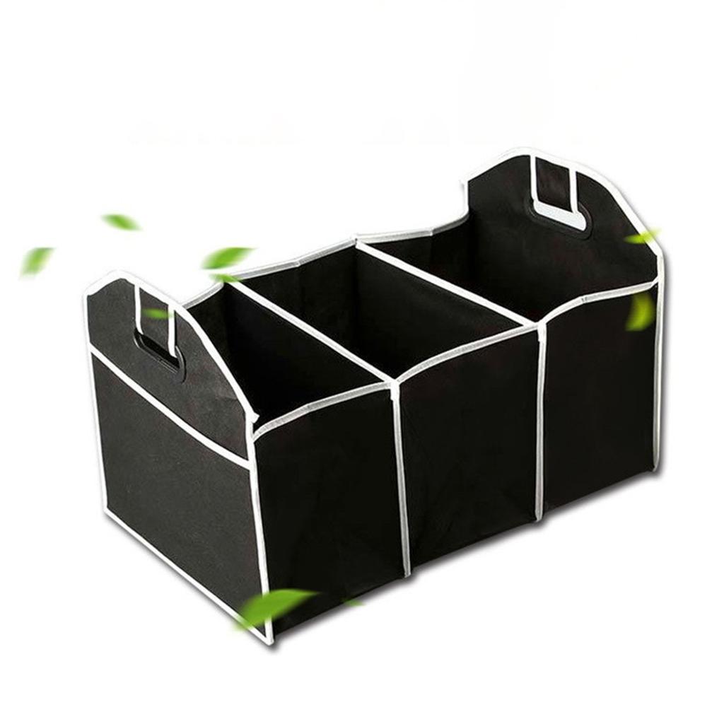 Large Capacity Automotive Rear Boot Storage Box Non-Woven Fabric Car Organization Solution for Travel Essentials