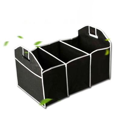 Large Capacity Automotive Rear Boot Storage Box Non-Woven Fabric Car Organization Solution for Travel Essentials