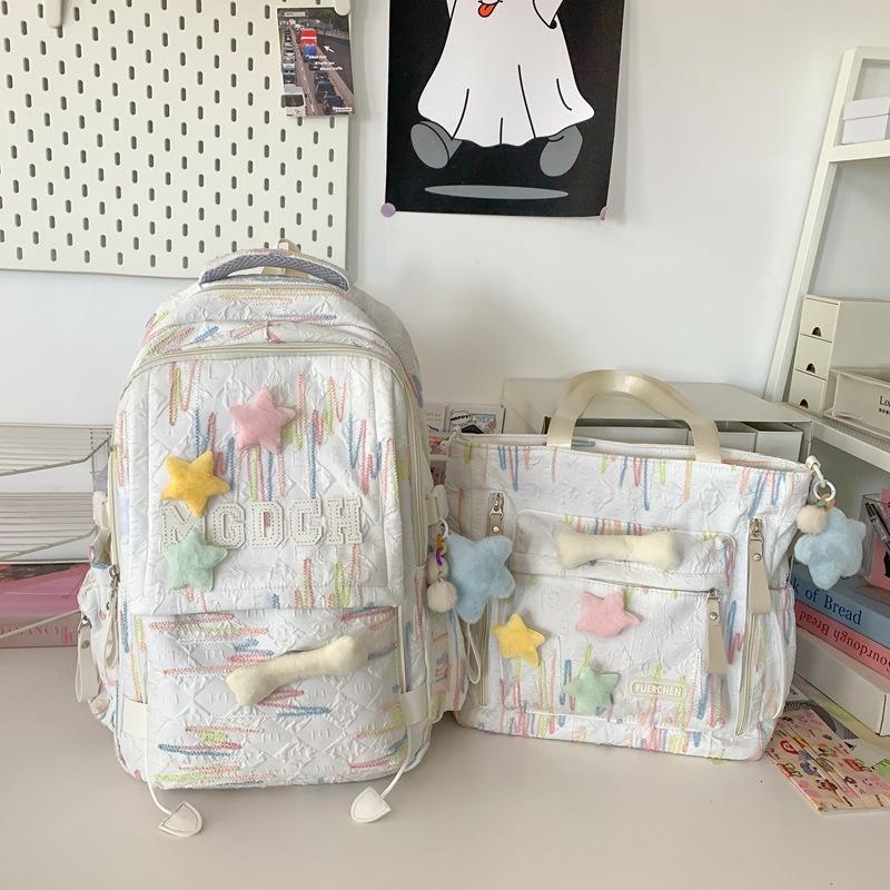 Japanse Ins Wind Vrije Tijd Rugzak Niche Design Sense Mode Joker Rugzak Bijles Buitenschoolse Tas.