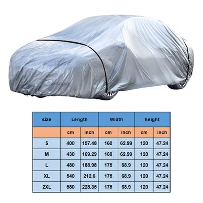 Funda para Coche Carcasa Protección Completa del Cuerpo Impermeable a Prueba de Polvo Protector Solar Diseño Universal Para Sedán Refugio para Vehículos al Aire Libre