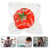 Shapeable Tomato Squeeze Toy Slow Rebound Anxiety Relief Lemon Sensory Toy Soft Stretchy Simulated Fruit Vegetable Fidget Toy