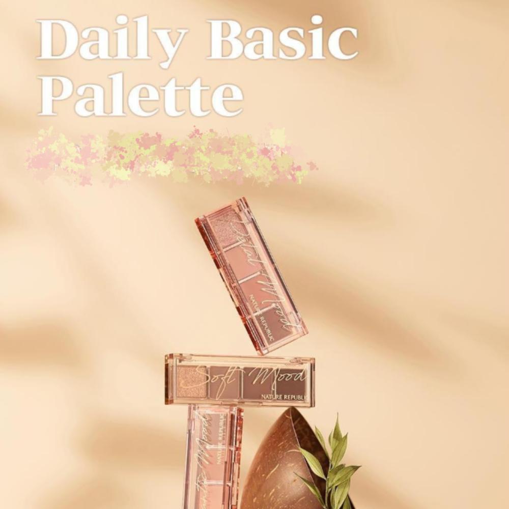 Nature Republic Daily Basic Palette-4 (Color Options)