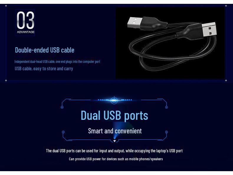N99 Laptop Cooler 14"-15.6" Stand with Dual Fans