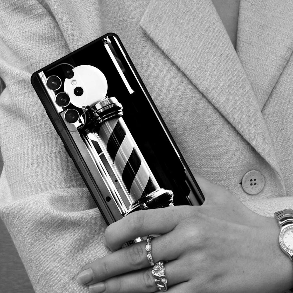 Barber Shop Hair Stylist Salon Cell Phone Case for Samsung Galaxy S26 Ultra S25 S24 S23 S22 S21 S20 Note10 Cover