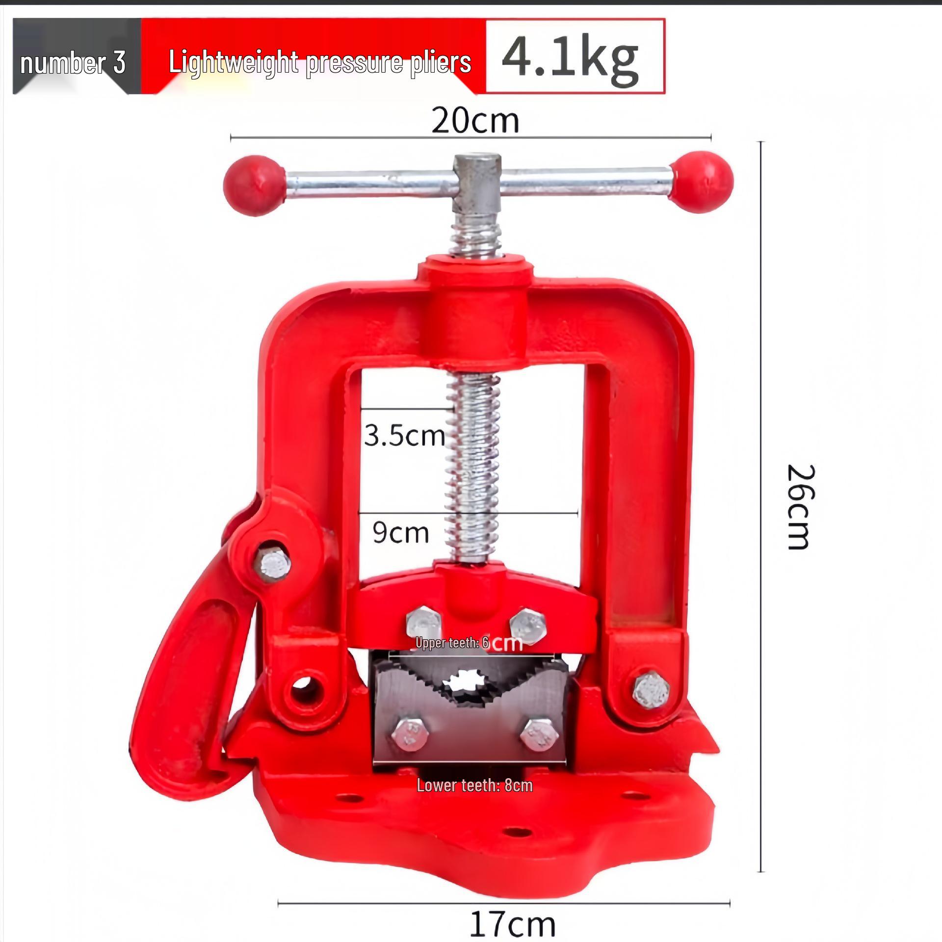 

Heavy Duty Bench Vise - Pressure, Gantry, and Galvanized Pipe Clamp Vise.