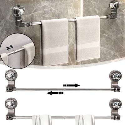 Verstellbarer Handtuchhalter Wandmontierter Wäscheständer Neue Badezimmer-Aufbewahrungsstange