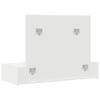 Toeletta Bianca con Cassetti 100 x 40 x 70 cm Legno Ingegnerizzato