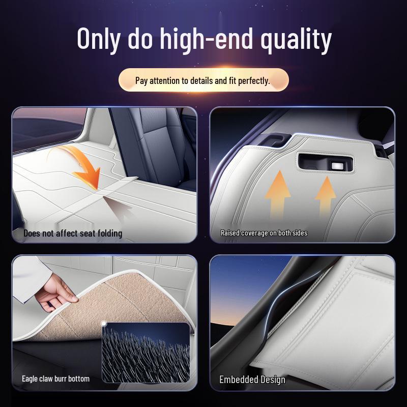 Jihu T1 2025 Trunk Mat - Full Coverage Tail Box Car Interior Accessory