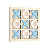 Tic Tac Toe Game Classic XOXO Board Game Family Fun Travel Toys Strategy Toys Perfect for Birthday Gifts Wooden 3x3 Grid JXB
