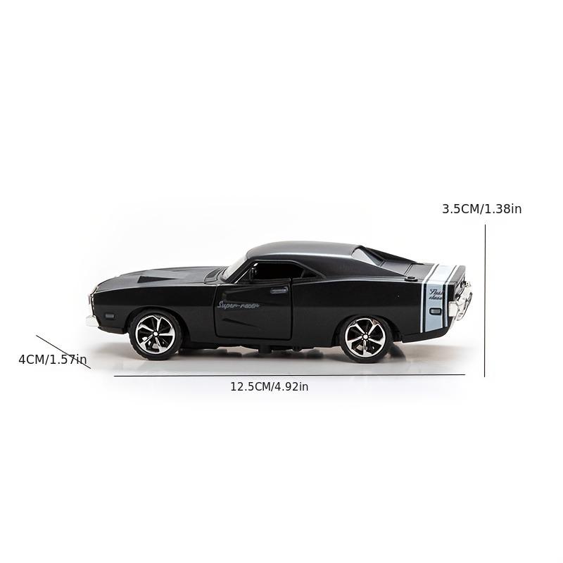 Simulation 1: 32 Alloy Dodge Sports Car Model Children's Toy Car Accessories Return Car Openable Die Casting Model
