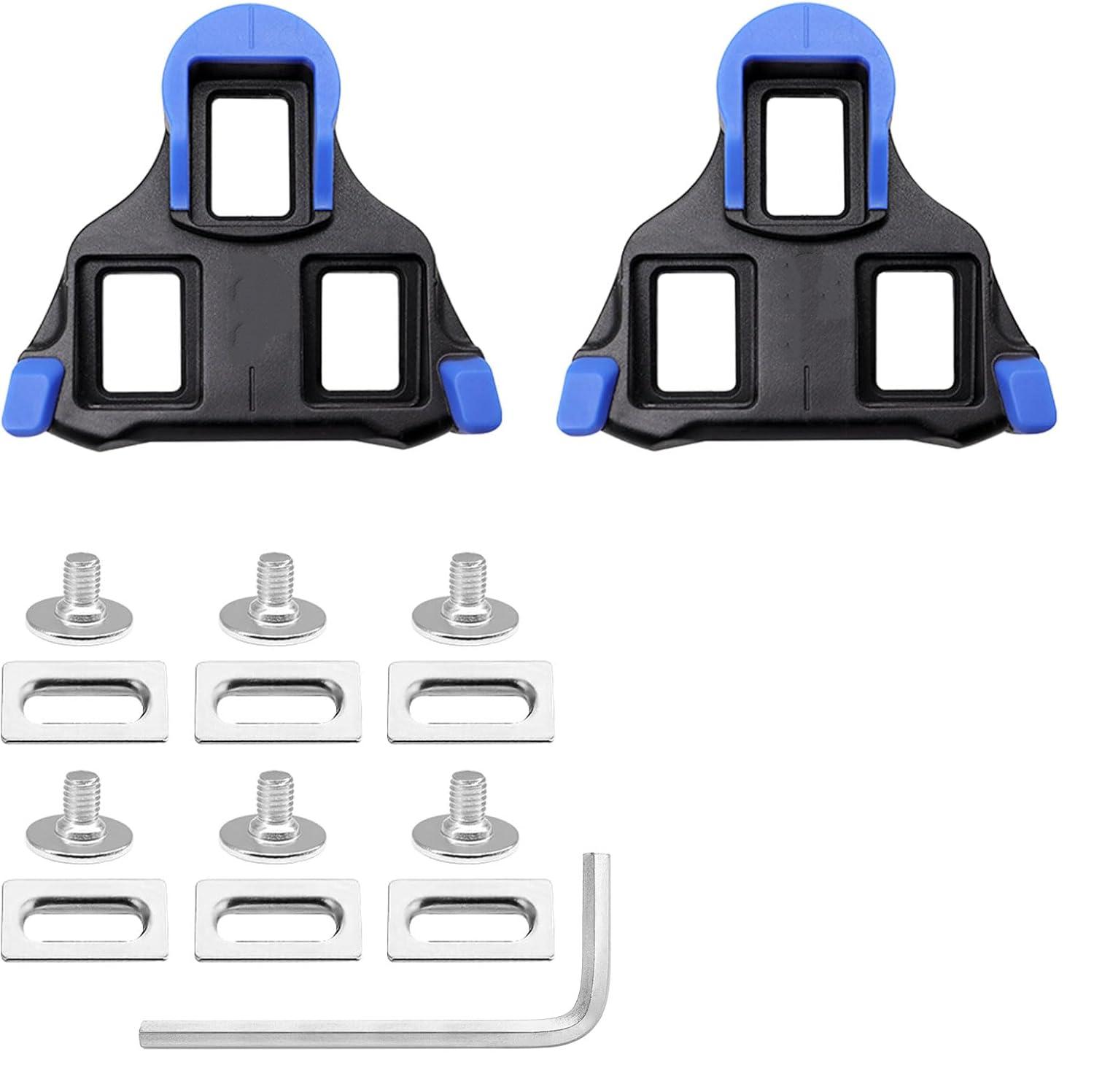 Cleats for Cycling Shoes, Compatible SPD-SL Pedals SH11 SH12 SH10 System Replacement Road/Mountain Bike Cleat Dur General
