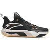 New Anta Quick Battle 5 Cushioning Wear Resistant Mid Top Basketball Shoes Men's Black 112341113-4