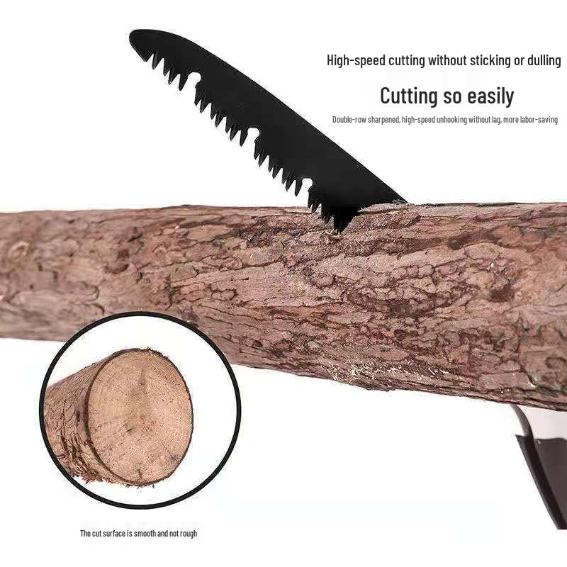 Free Marking Multifunctional Folding Hand Saw: Thickened Manganese Steel for Woodworking and Tree Cutting