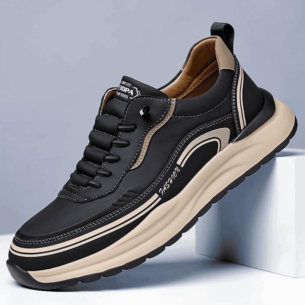 Men's shoes new casual shoes soft sole breathable student running shoes simple trend men's sports shoes dad shoes