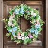 Artificial Green Wreath 35x35cm Lifelike Foliage Decor for Door WFor All Indoor Outdoor Use For All Year Round